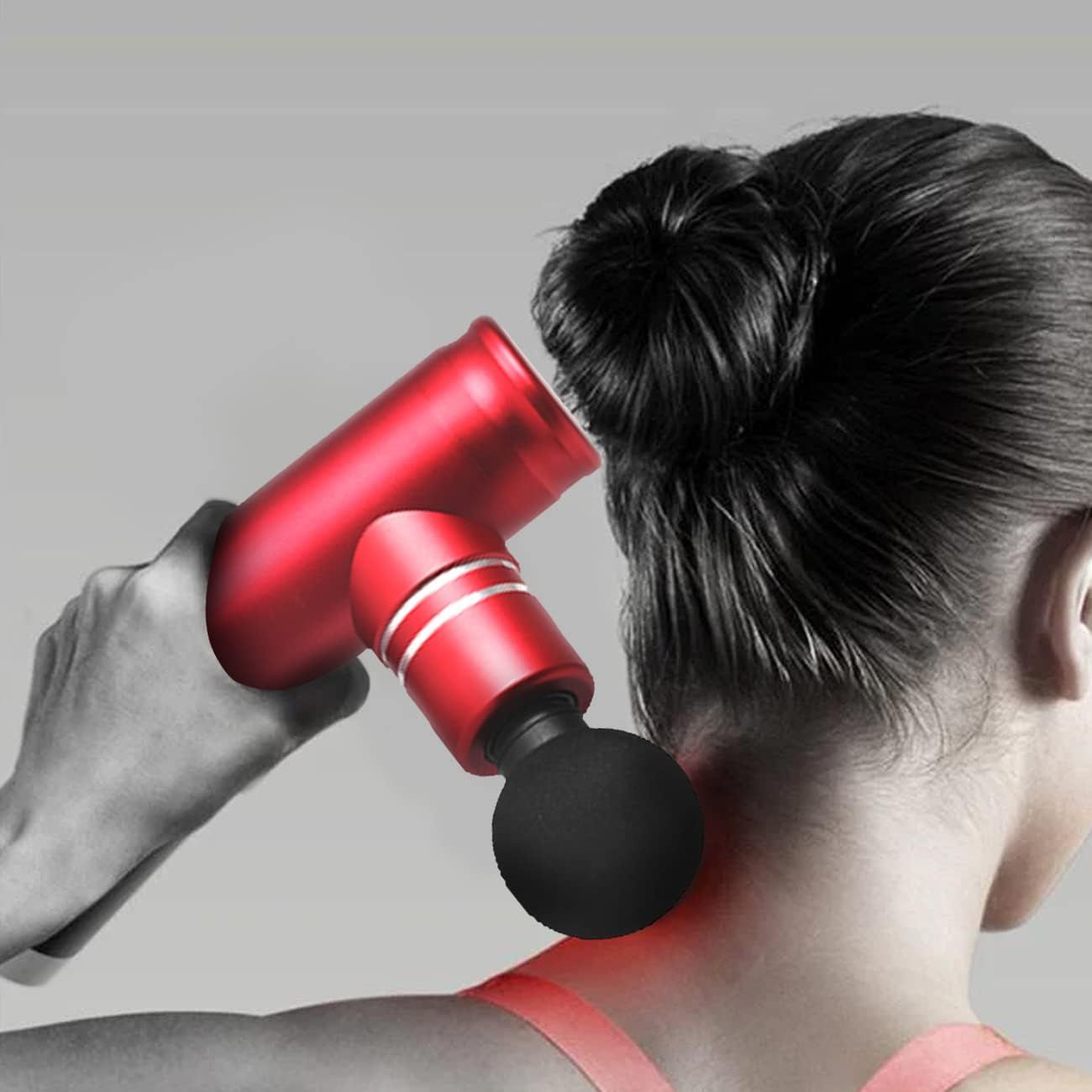 Professional Muscle Therapy Massage Gun - Deep Tissue Relief with 3 Speeds & 4 Attachments for Home & Gym