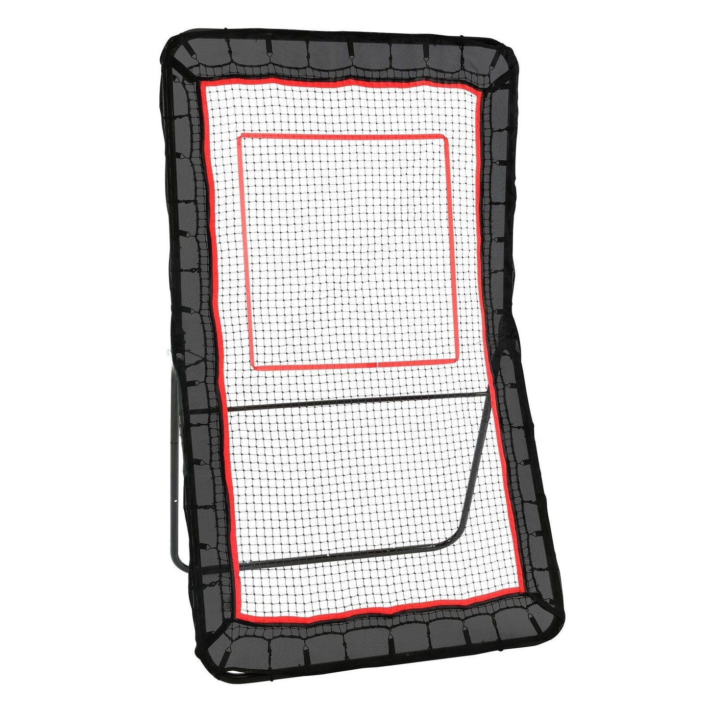 Lacrosse Rebounder for Backyard, 4x7 Ft Volleyball Bounce Back Net,