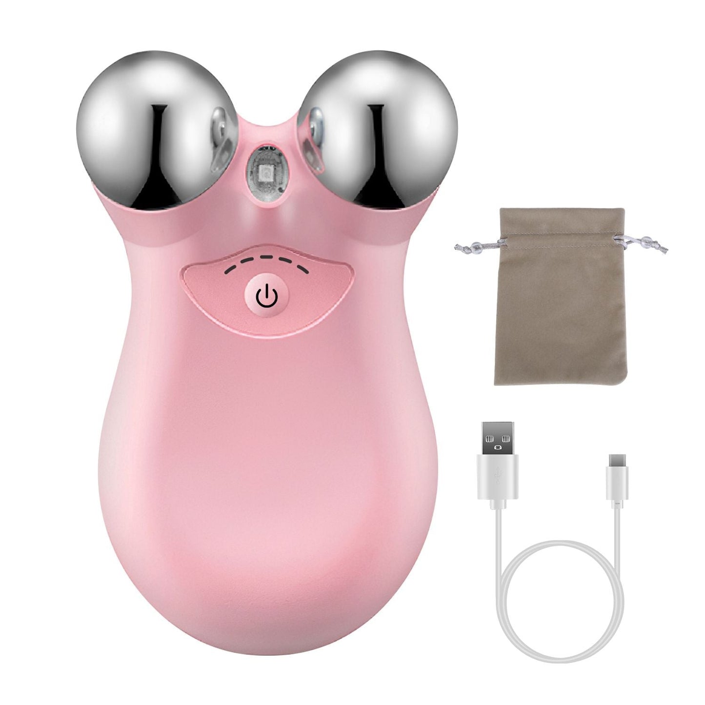 5-Gear Facial Massager: Rechargeable Microcurrent Roller for Lifting & Wrinkle Reduction