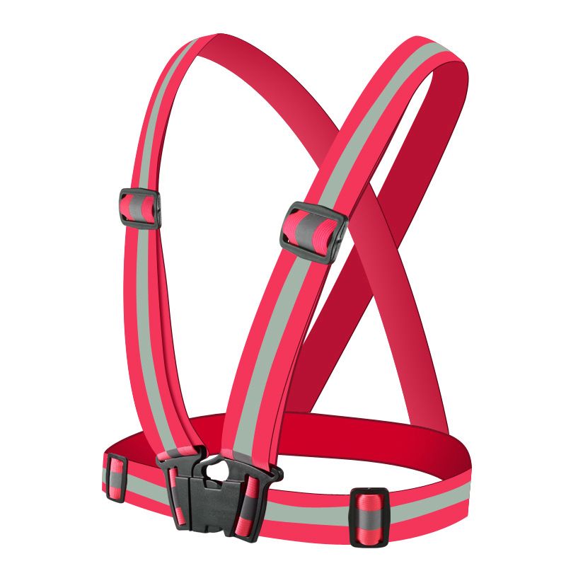 Highlight Reflective Straps; Clothing Adjustable Safety visibility Vest; hi vis vest Elastic Band for Adults and Children; Night Running Riding Gear