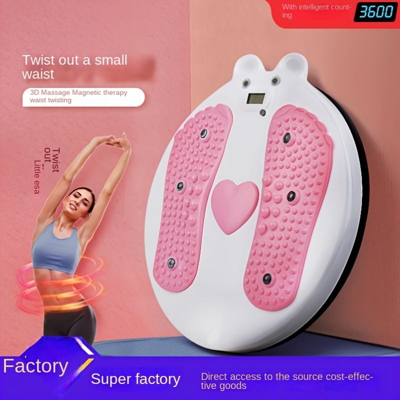 Smart Timer Twist Board for Unisex Workout - Fitness Tool for Adults and Kids