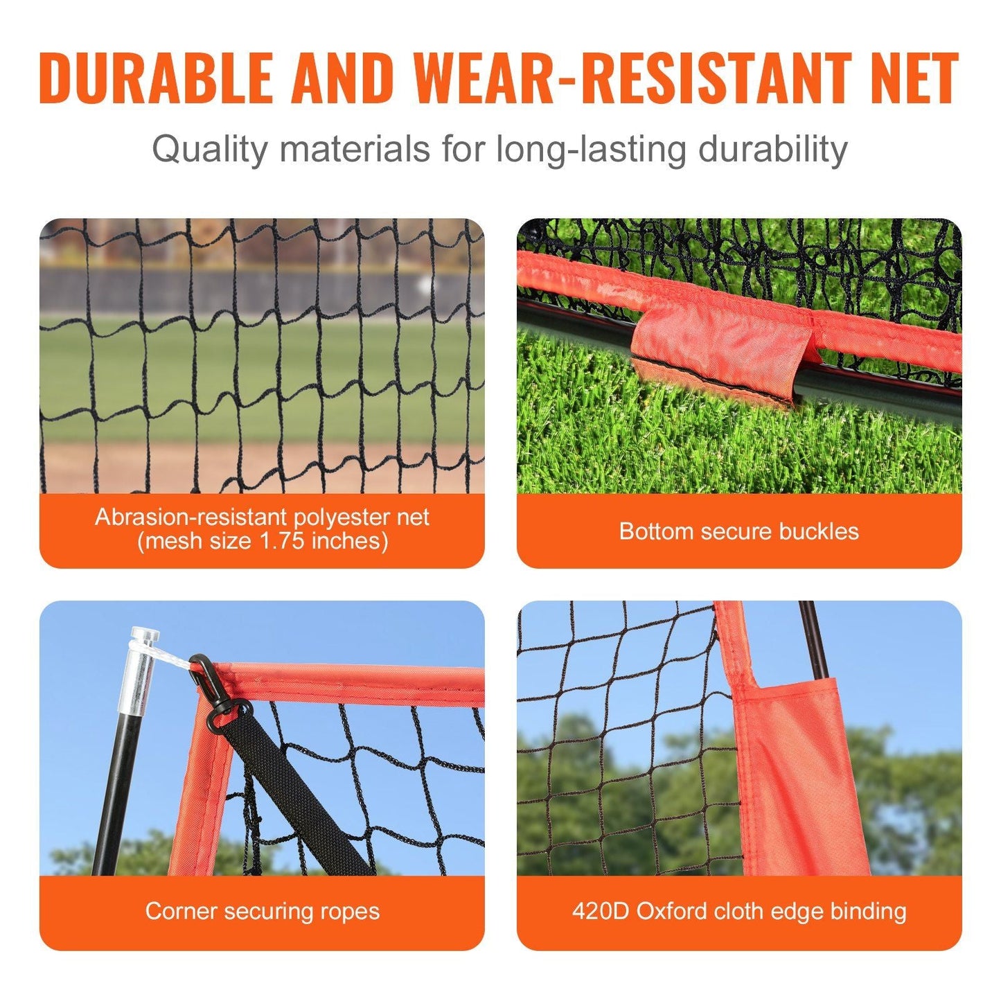 7x7 ft Baseball net Softball Practice Net, Portable Baseball Training Net for Hitting Batting Catching Pitching, Backstop Baseball Equipment Training Aids with Bow Frame, Carry Bag, and Strike Zone