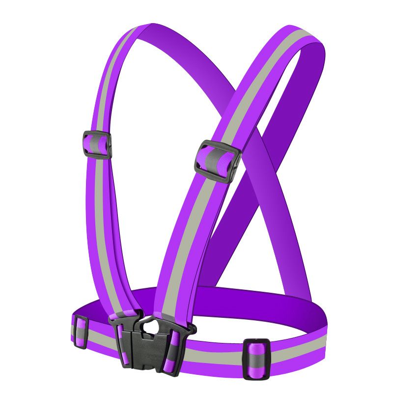 Highlight Reflective Straps; Clothing Adjustable Safety visibility Vest; hi vis vest Elastic Band for Adults and Children; Night Running Riding Gear