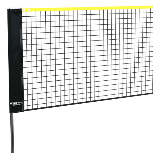 Badminton Net, Height Adjustable Volleyball Net, 20ft Wide Foldable Pickleball Net, Portable Tennis Net Set with Poles, Stand, Bag,