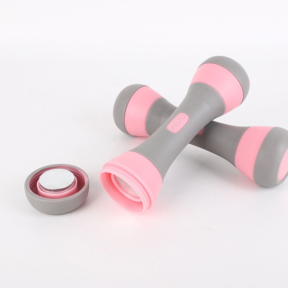 Ladies Adjustable Dumbbells Fitness Equipment Barbell Tablets Cast Iron Coated Plastic Yoga Dumbbell Plastic Dumbbells 2 Kilos to 4kilos Weight