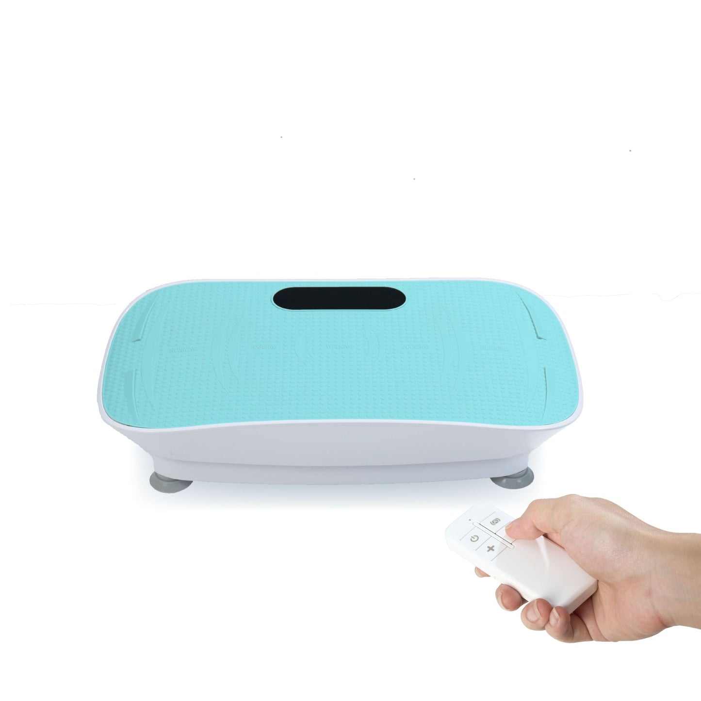 Silent Vibration Plate Crazy Fitness Massage 10-Frequency Weight Loss & Fat Burner Body Shaking Machine For Unisex Blue