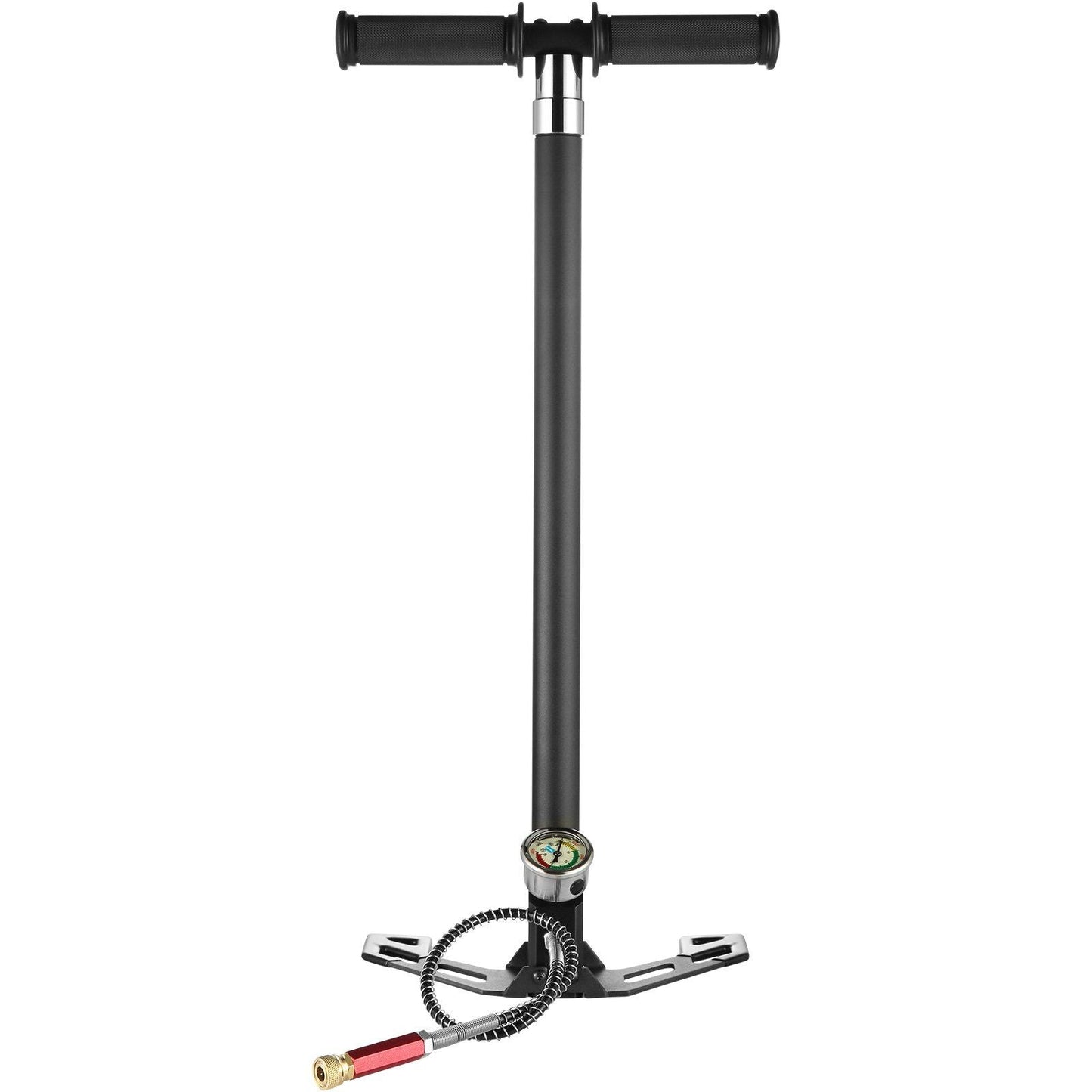 High Pressure PCP Hand Pump - 4500 PSI with Moisture Filter & Pressure Gauge for Airguns & Paintball