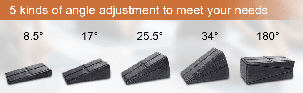 3pcs/set Slant Board; Foam Calf Stretcher With 5 Positions Adjustable Slant Board For calf stretch board