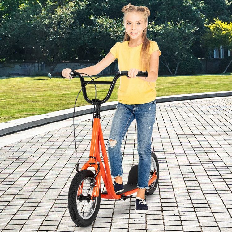 Height Adjustable hoverboard Kid Scooter with 12 Inch Air Filled Wheel