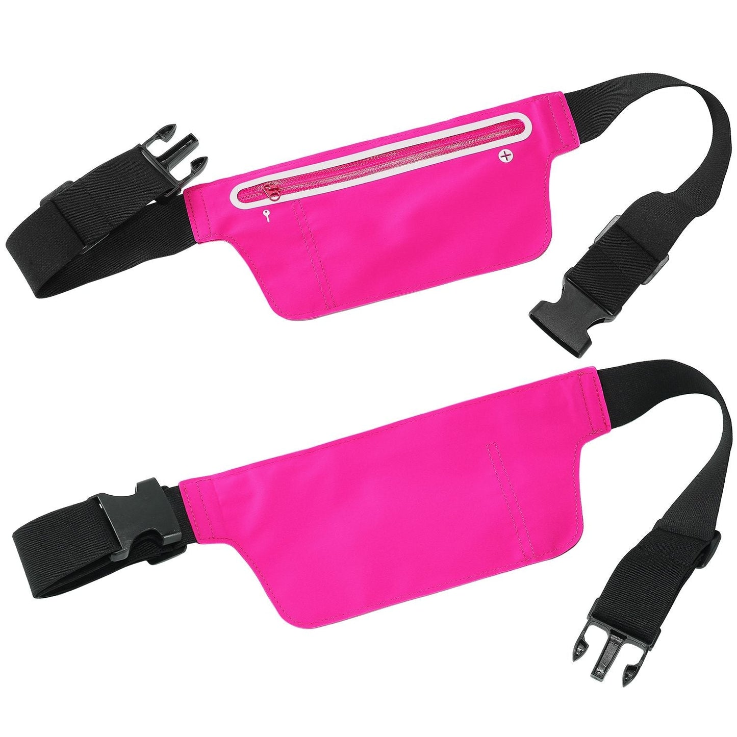 Unisex Sport Waist Pack Running Belt Bag Pouch Adjustable flip belt Bounce Free Sweat-Proof Lightweight Slim