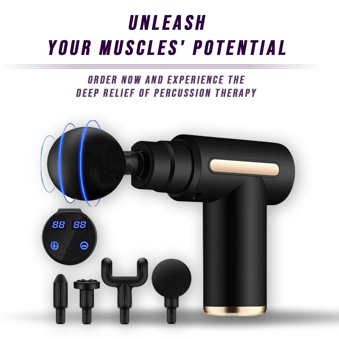 Deep Tissue Muscle Massage Gun for Pain Relief & Recovery