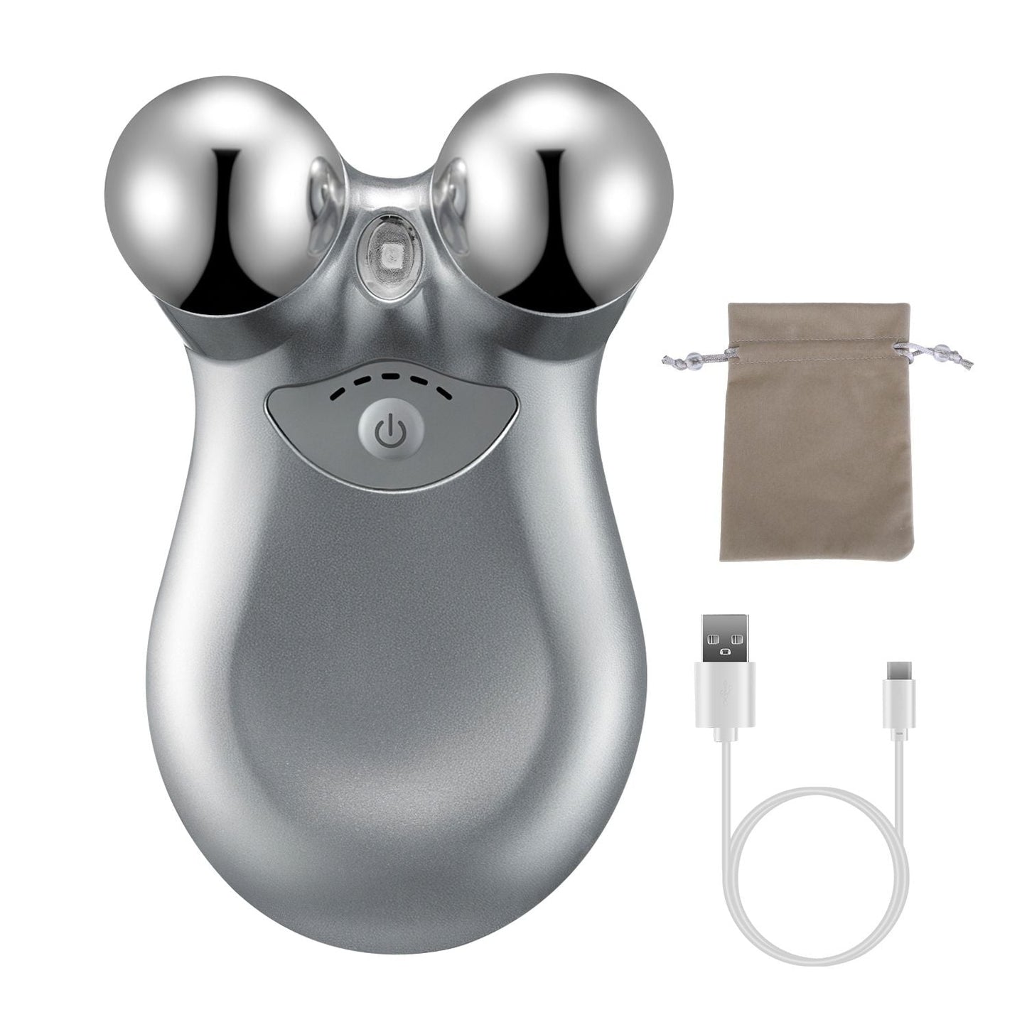 5-Gear Facial Massager: Rechargeable Microcurrent Roller for Lifting & Wrinkle Reduction