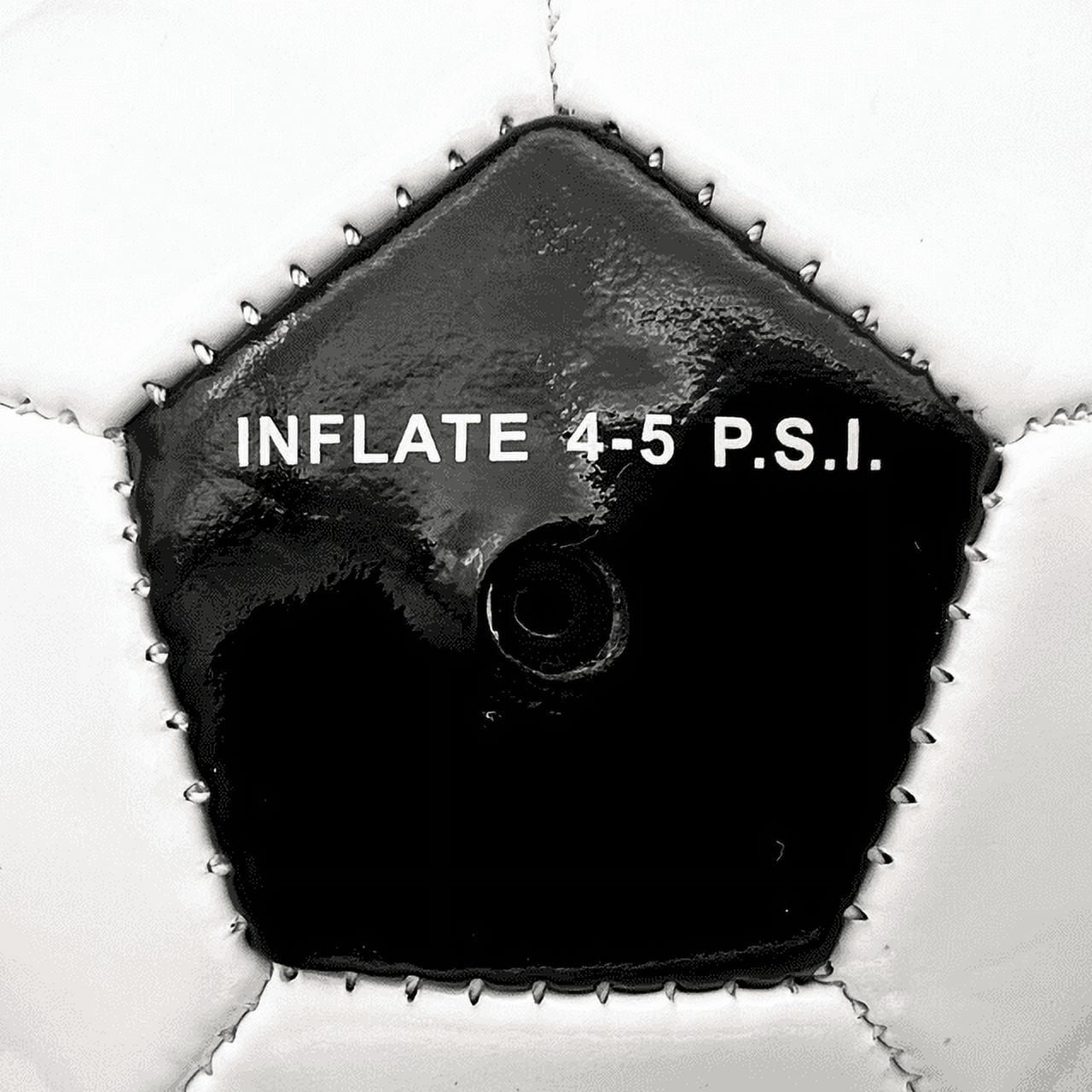 Durable Weatherproof Mini Soccer Ball – 6-Inch Lightweight Outdoor Kids' Ball in Black and White