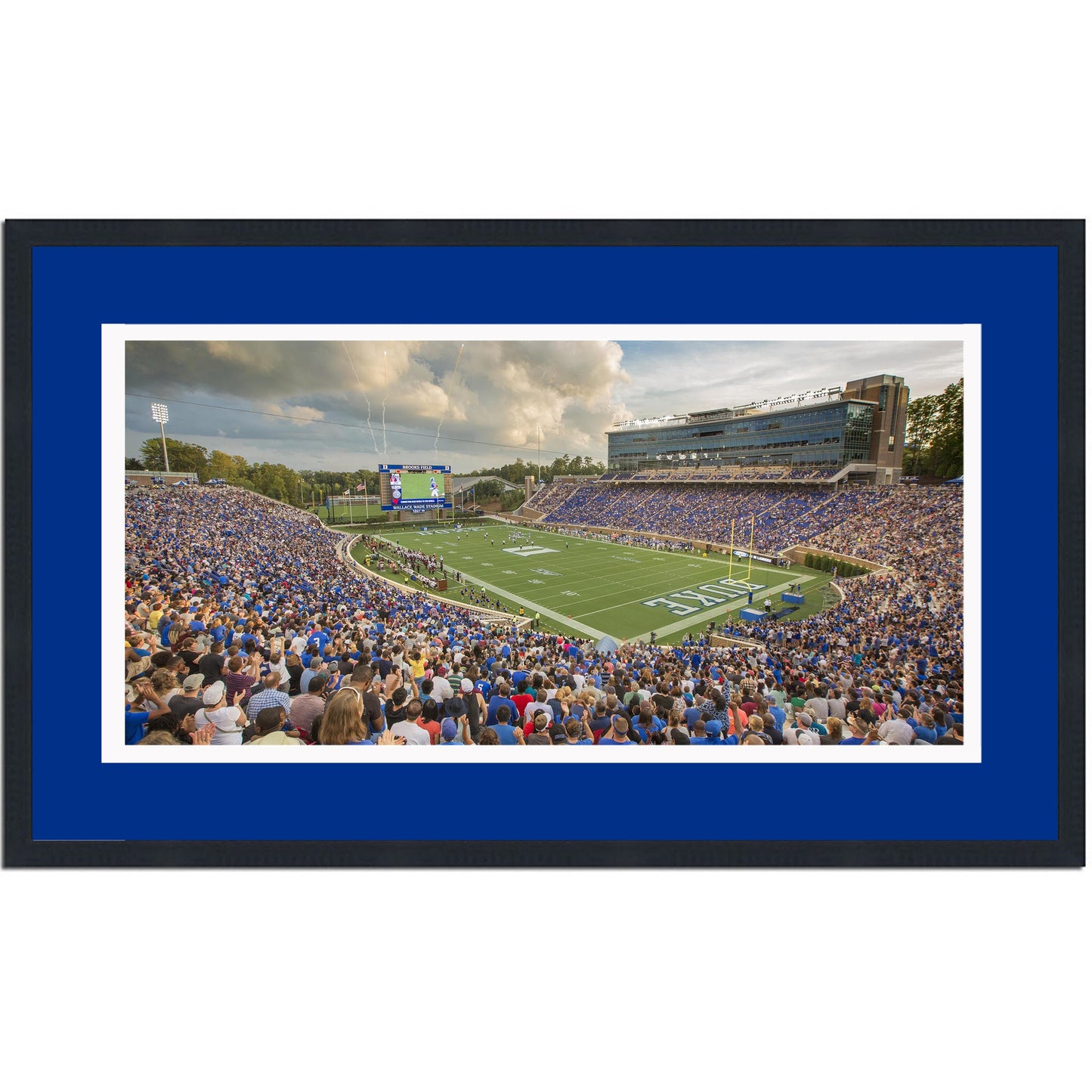 Framed Wallace Wade Stadium Duke Blue Devils 16x24 NCAA Football Photo Professionally Matted