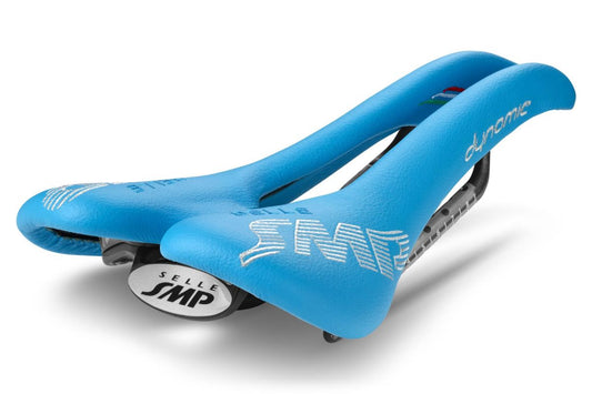 Selle SMP Dynamic Saddle with Carbon Rails (Light Blue)