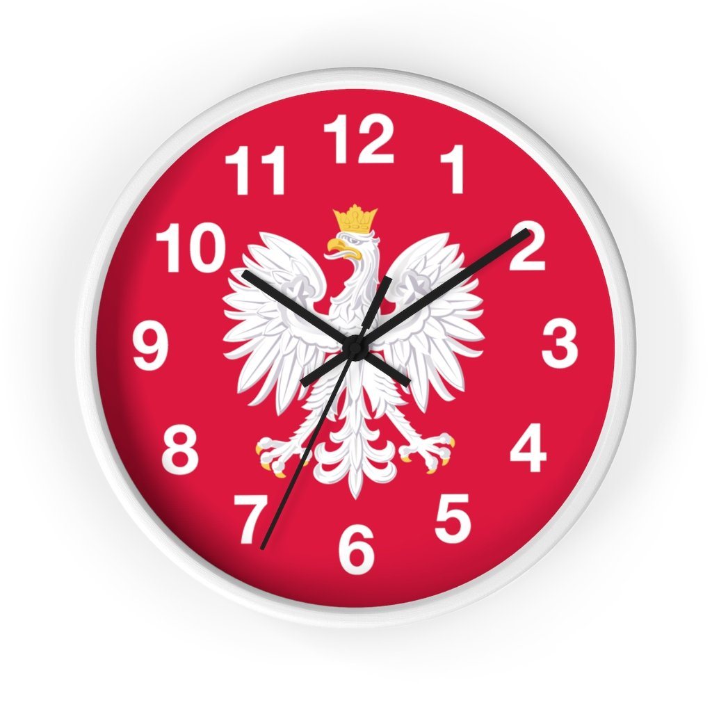 Polish Eagle Wall Clock