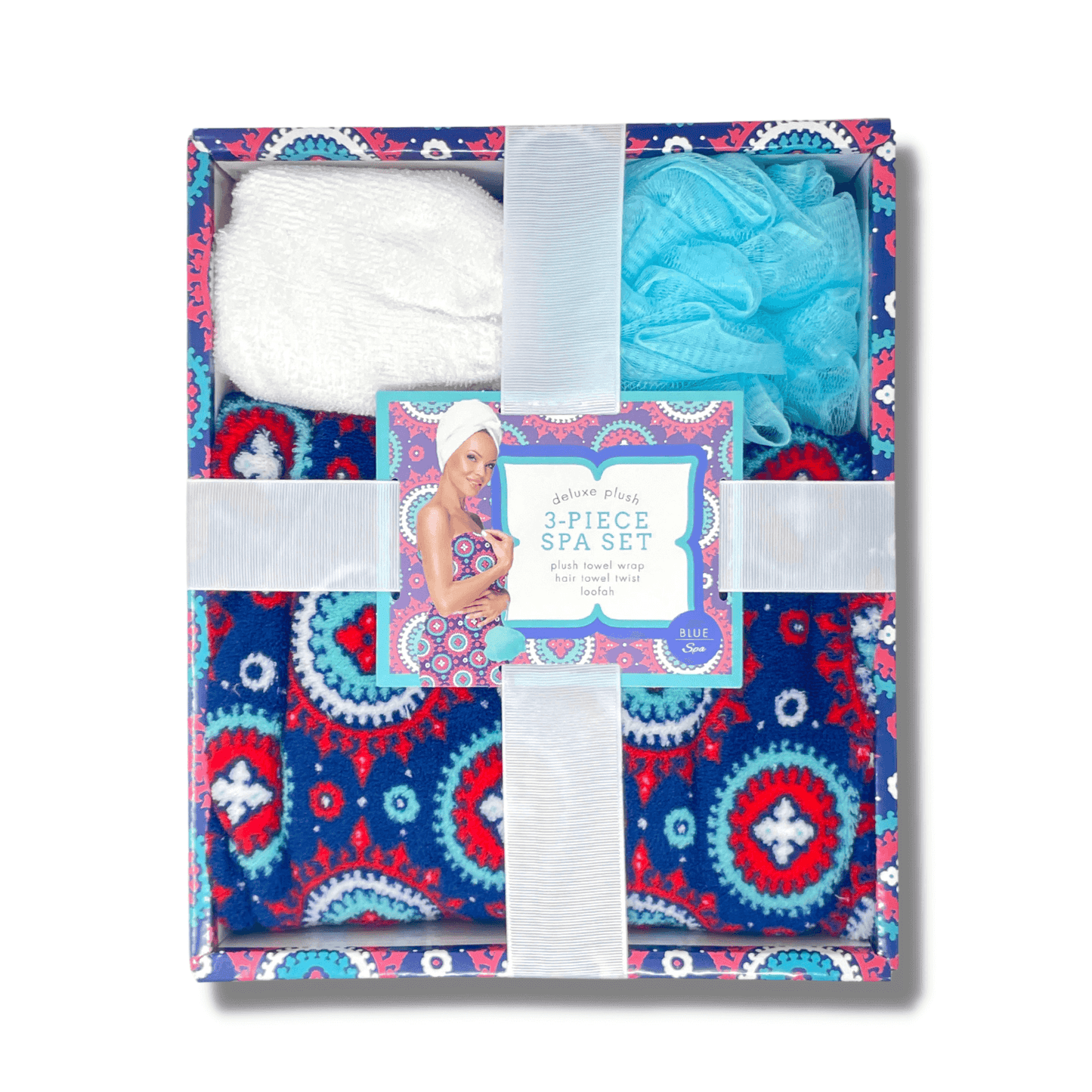 JupiterGear Deluxe Plush 3-Piece Bathroom Gift Box Spa Set