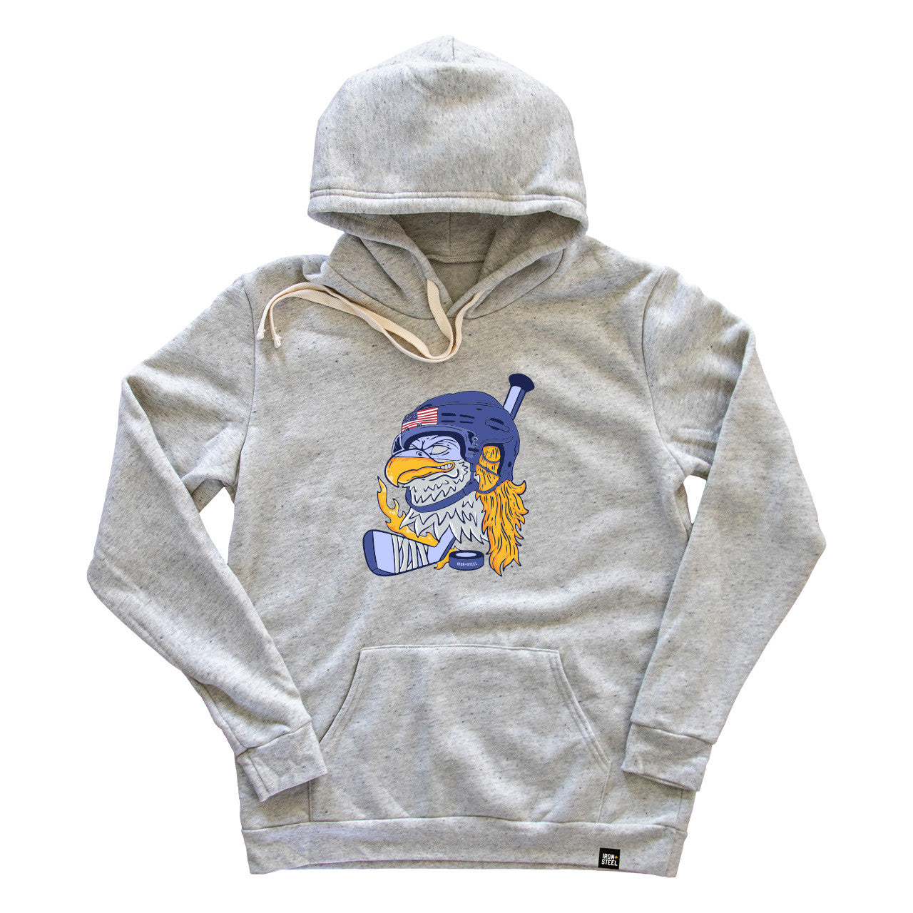 USA Eagle Mullet Hockey Midweight Hoodie