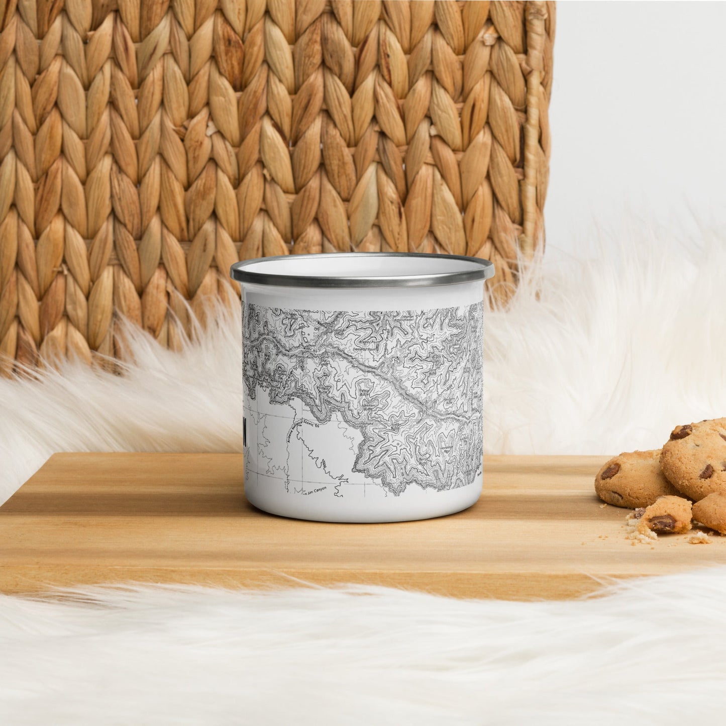 Grand Canyon National Park Topographic Camp Mug