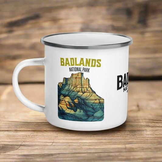 Badlands National Park Durable Enamel Camp Mug