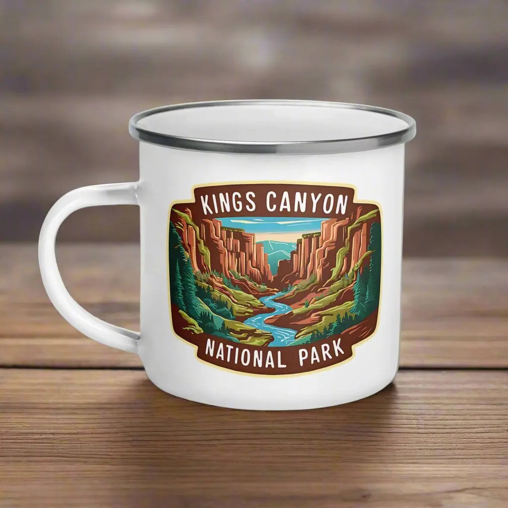 Kings Canyon National Park Durable Enamel Camp Mug