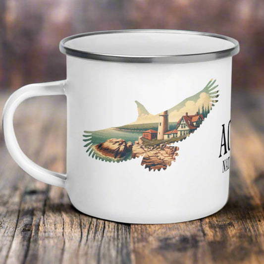 Acadia National Park Bird Camp Mug