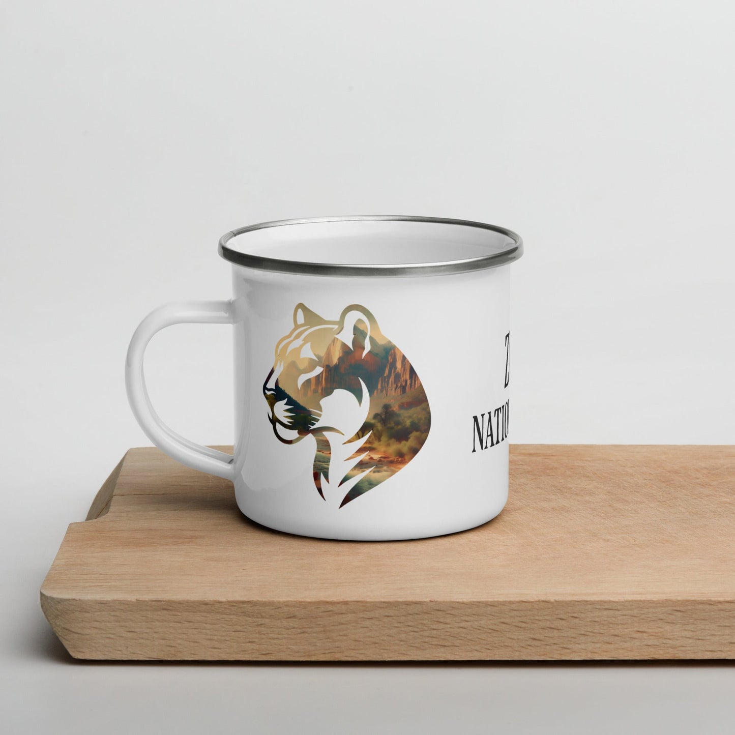 Zion National Park Mountain Lion Camp Mug