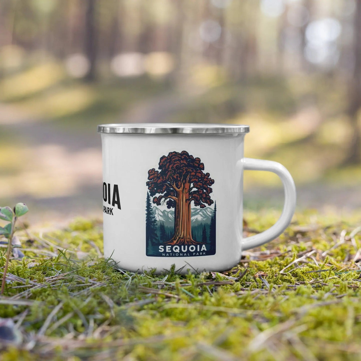 Sequoia National Park Durable Enamel Camp Mug