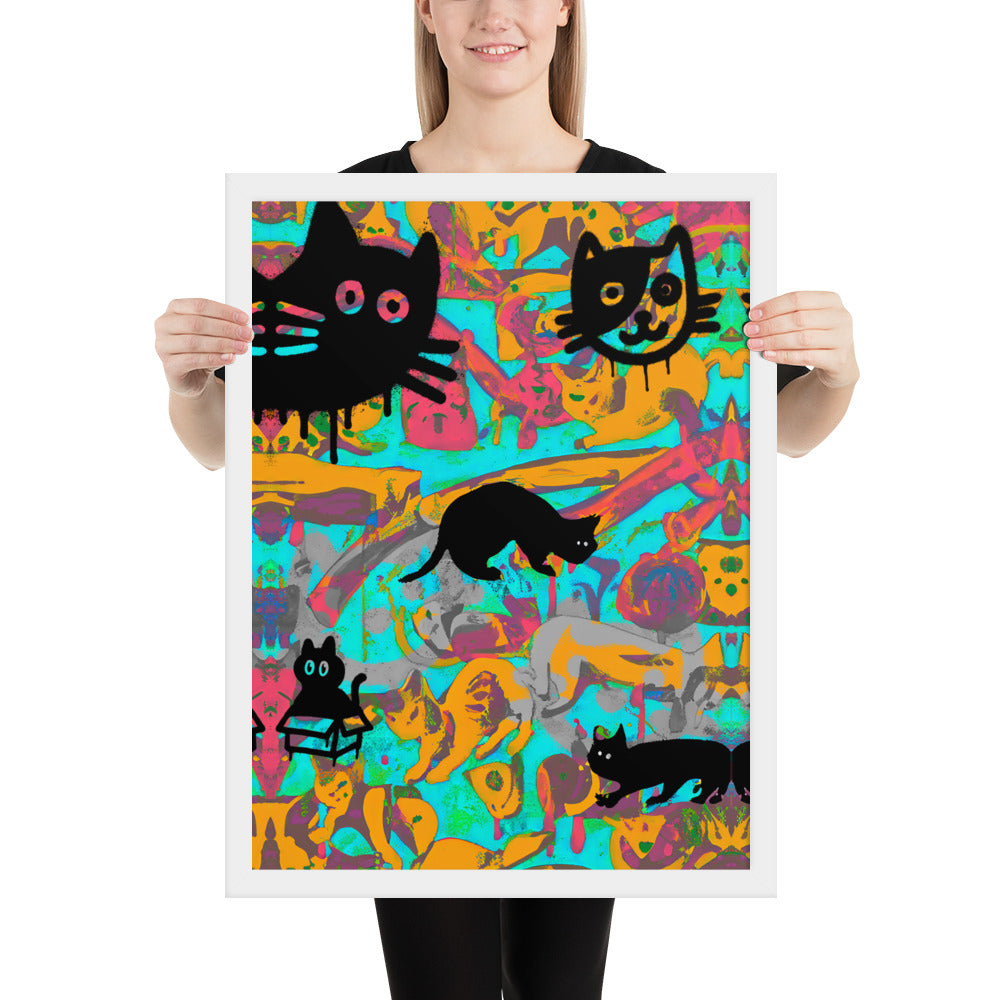Only if you really LOVE CATS Framed Poster