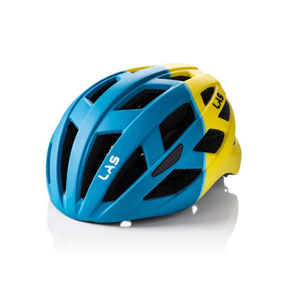 LAS Enigma Cycling Helmet - Blue/Yellow