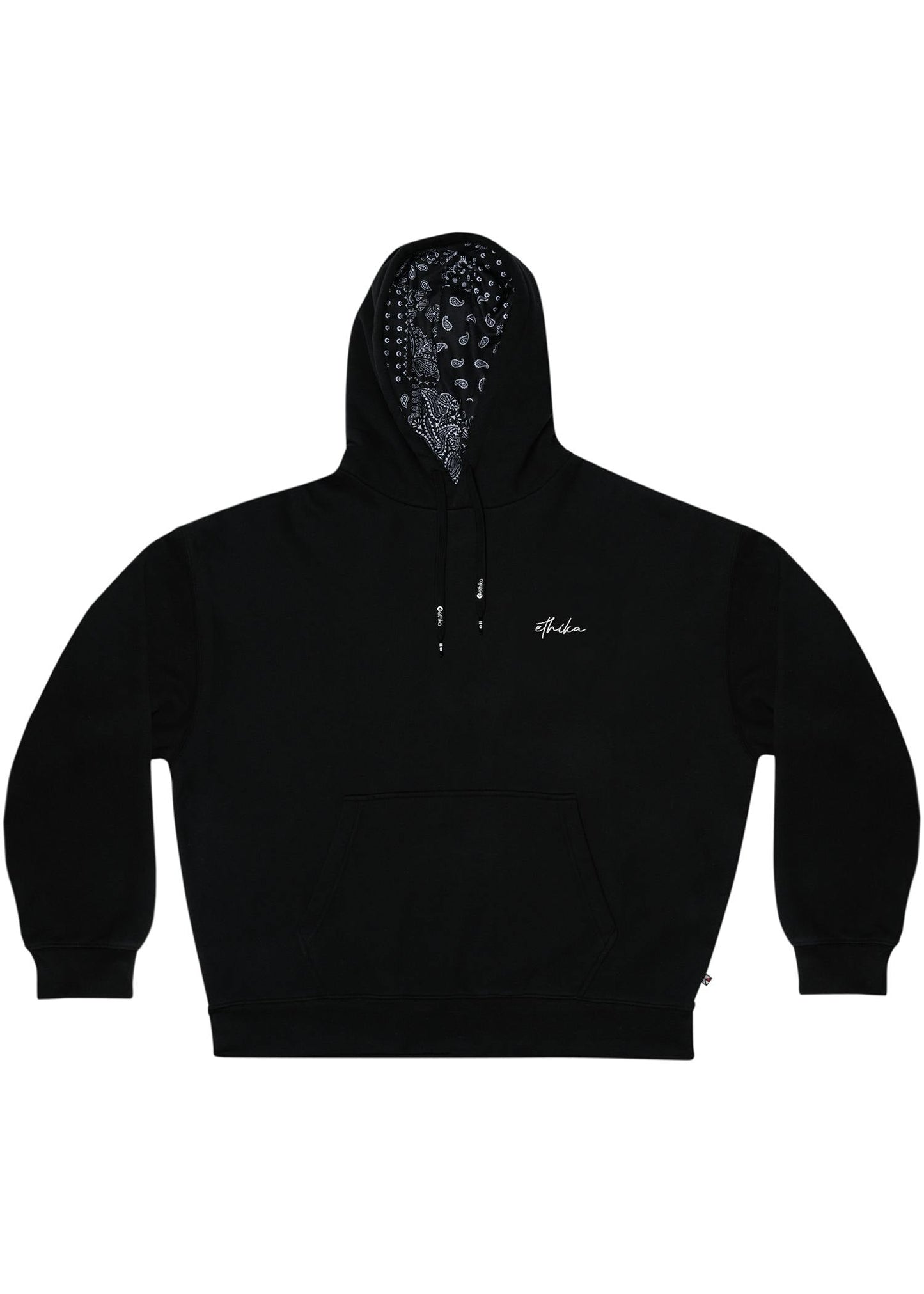Black - Hood Lined - Black | Womens Hoodie