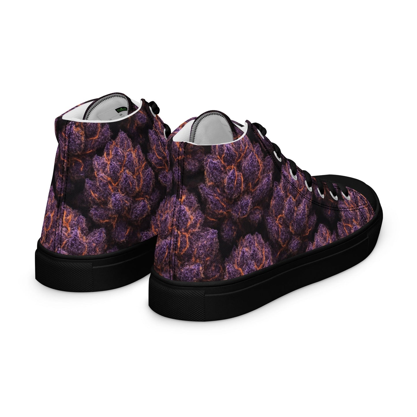 Everythings Purple Weed Men’s high top canvas shoes