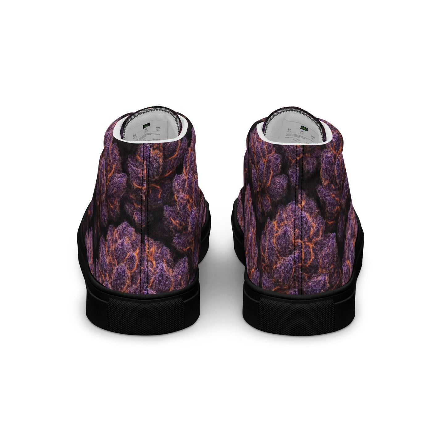 Everythings Purple Weed Men’s high top canvas shoes