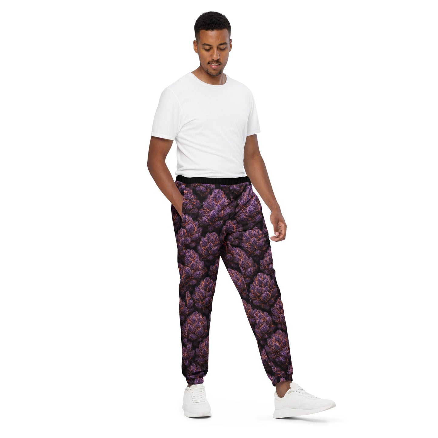 Everythings Purple Weed Unisex track pants