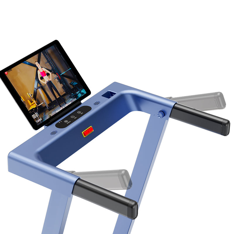 DeerRun A1 Pro Move+ 6% Incline Foldable Treadmill——Upgraded Chip & NFC Support | 350Lbs, 10mph Blue