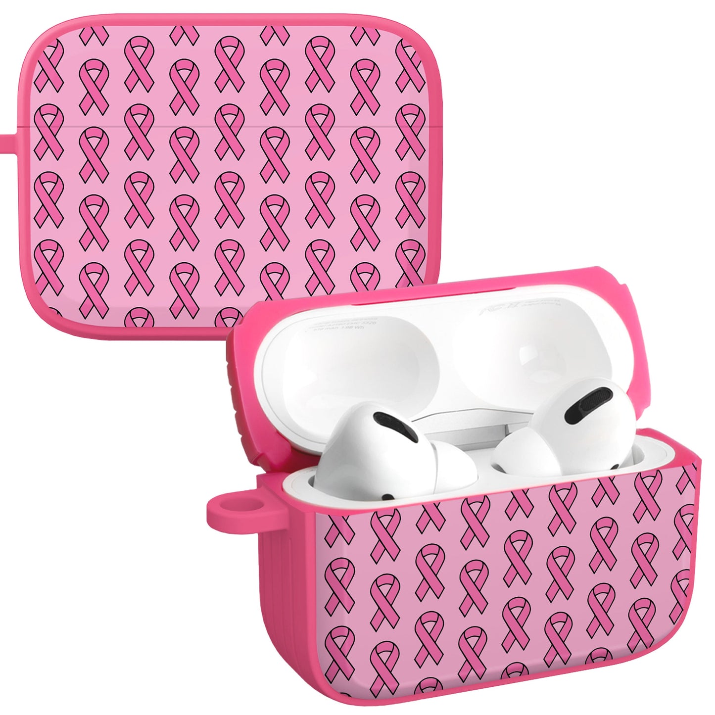 Breast Cancer Awareness HDX Apple AirPods Pro 1 & 2 Case Cover