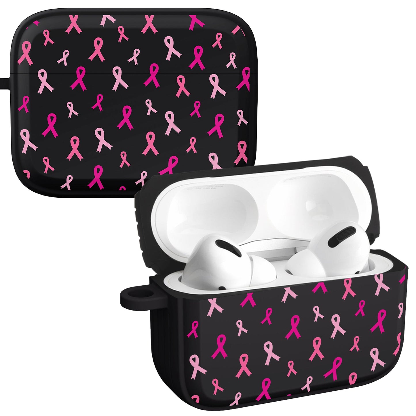 Breast Cancer Awareness HDX Apple AirPods Pro 1 & 2 Case Cover