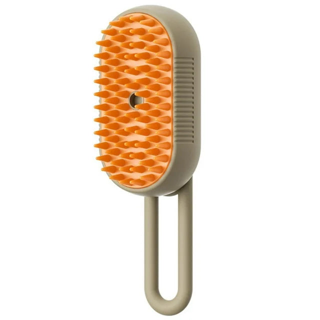 3-in-1 Electric Cat & Dog Steam Brush – Pet Grooming & Hair Removal