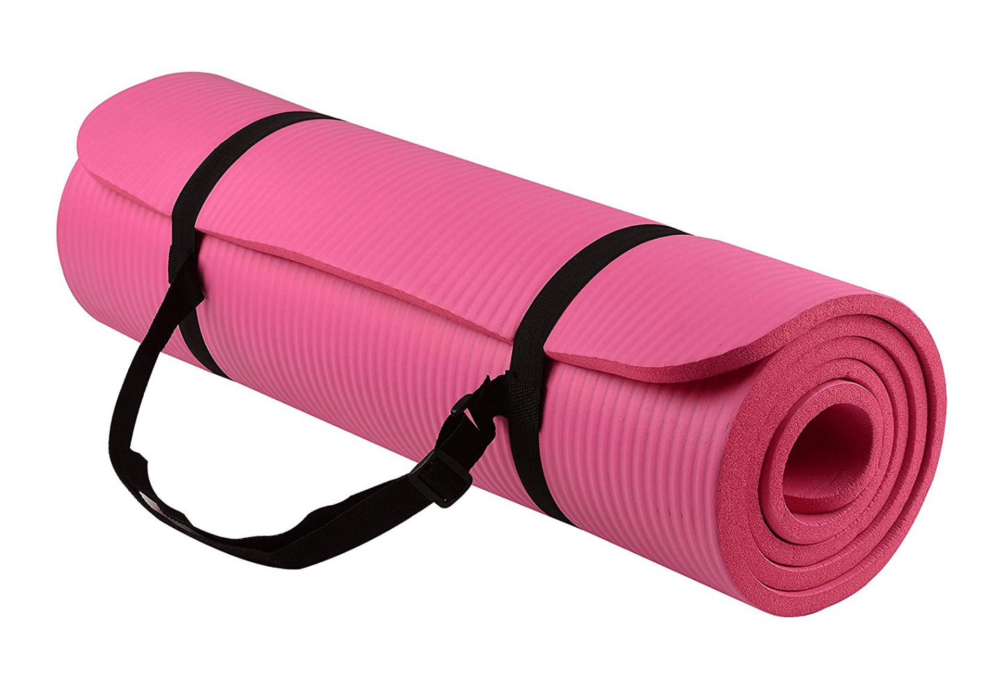 JupiterGear Thick Yoga and Pilates Exercise Mat with Carrying Strap