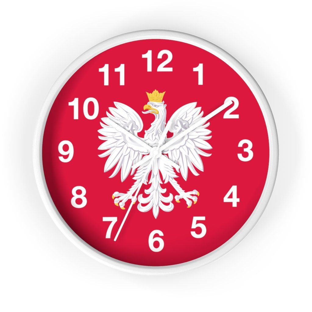 Polish Eagle Wall Clock