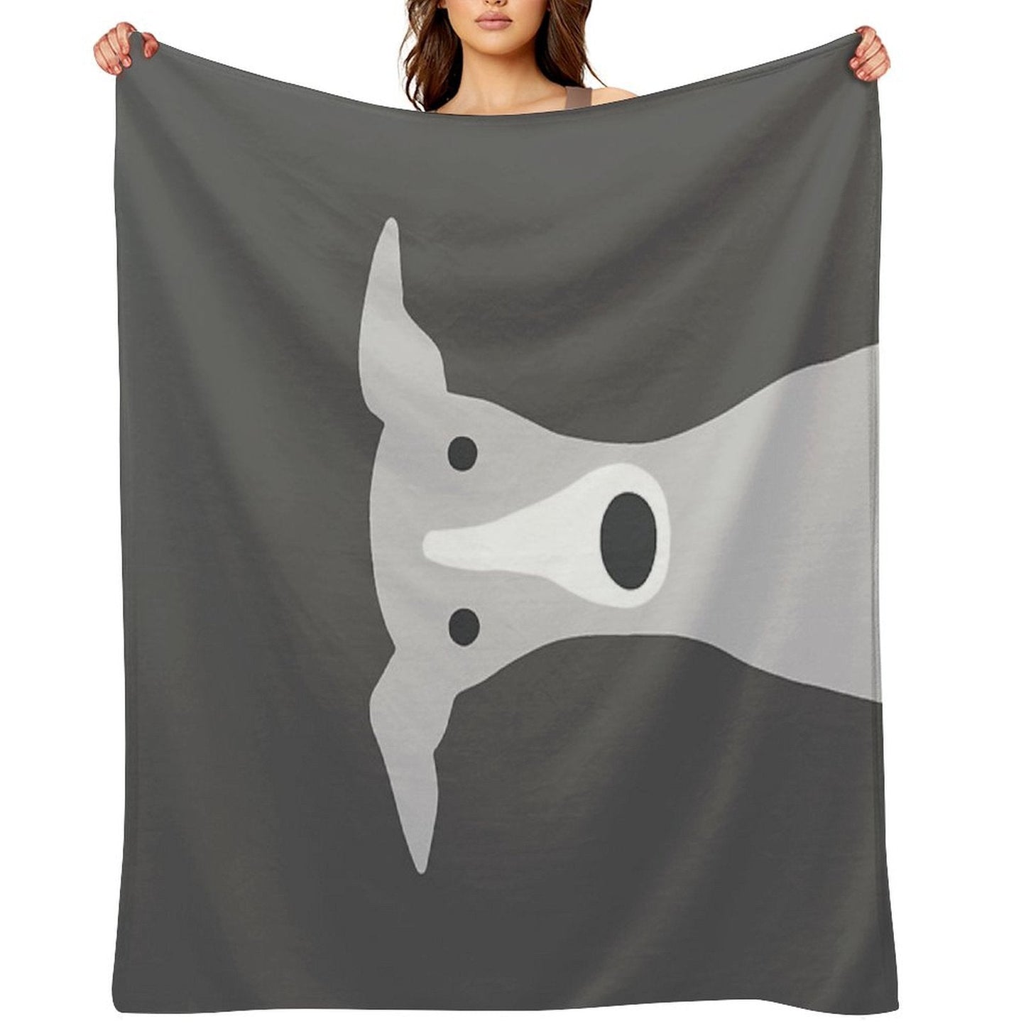 Greyhound Italian Greyhound Cute Whippet Dog Throw Blanket