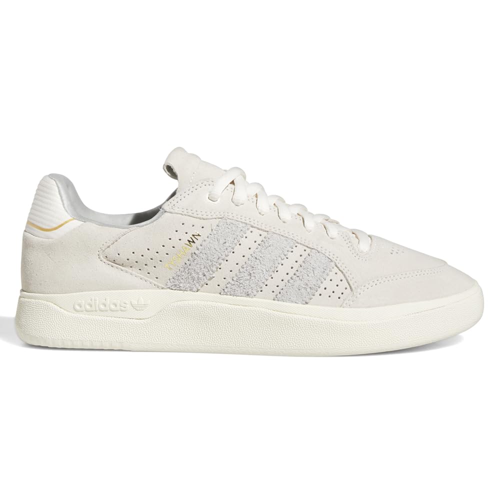 Adidas Tyshawn Low Shoes - Chalk White/Grey/Cream White - 12.0