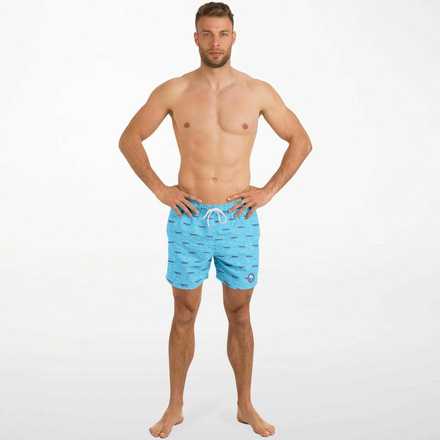 Rad Palm Fast Boats Swim Trunks