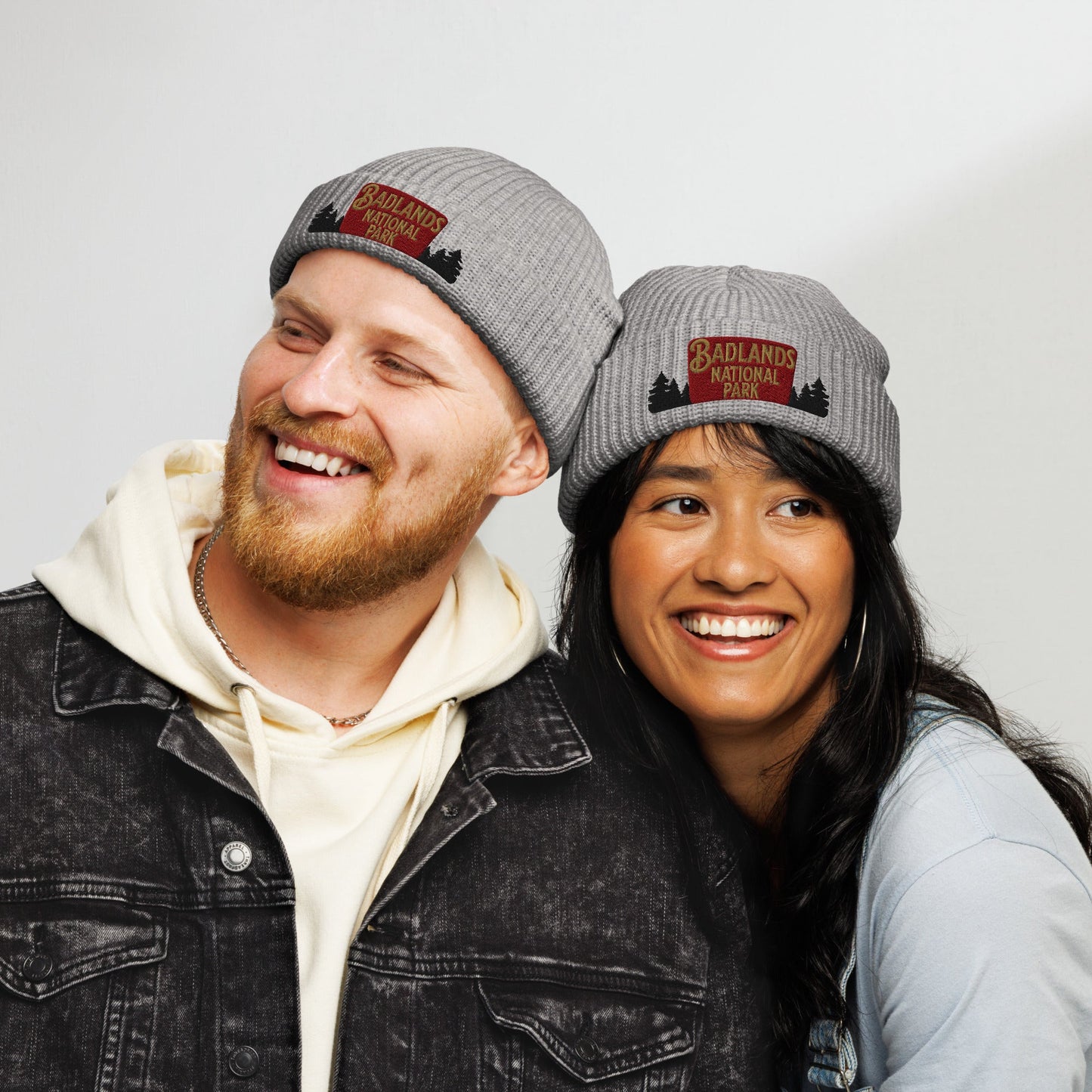 Badlands National Park Wharf Fisherman Style Embroidered Beanie