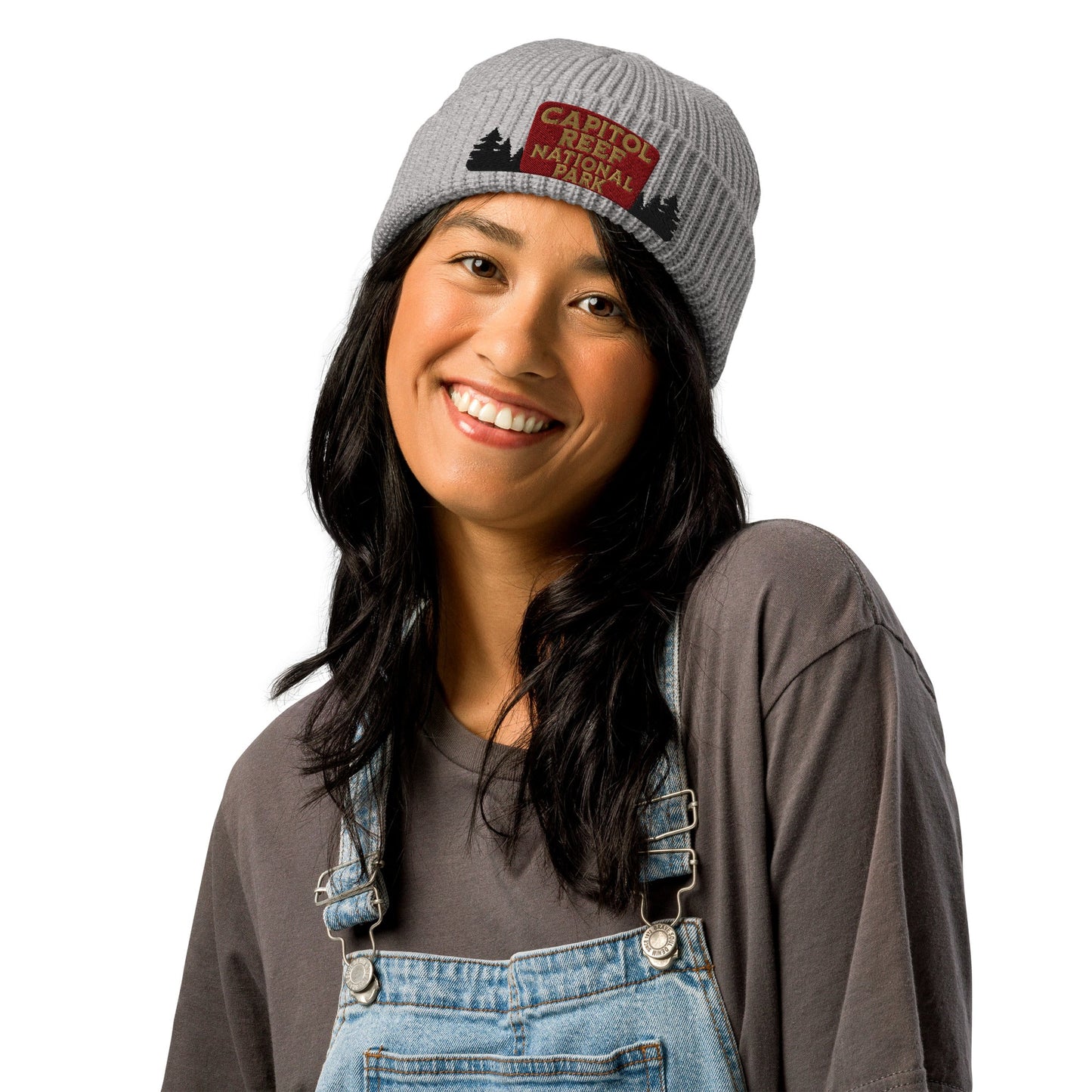 Capitol Reef National Park Sign Wharf Style Beanie