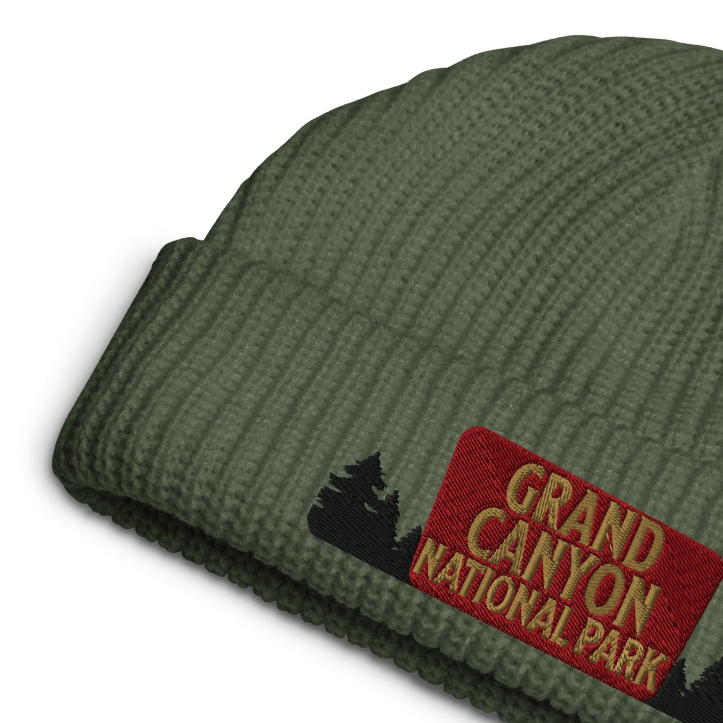 Grand Canyon National Park Sign Embroidered Beanie