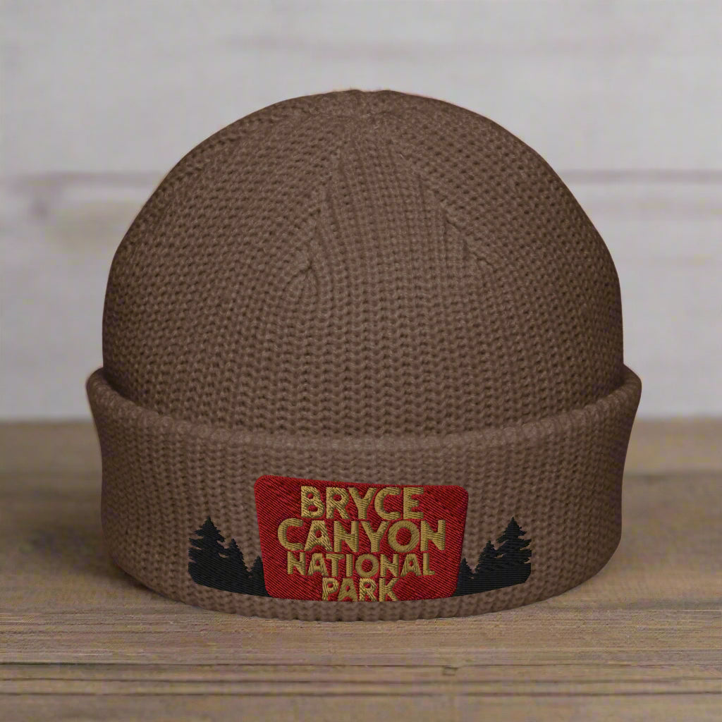 Bryce Canyon National Park Embroidered Wharf Beanie