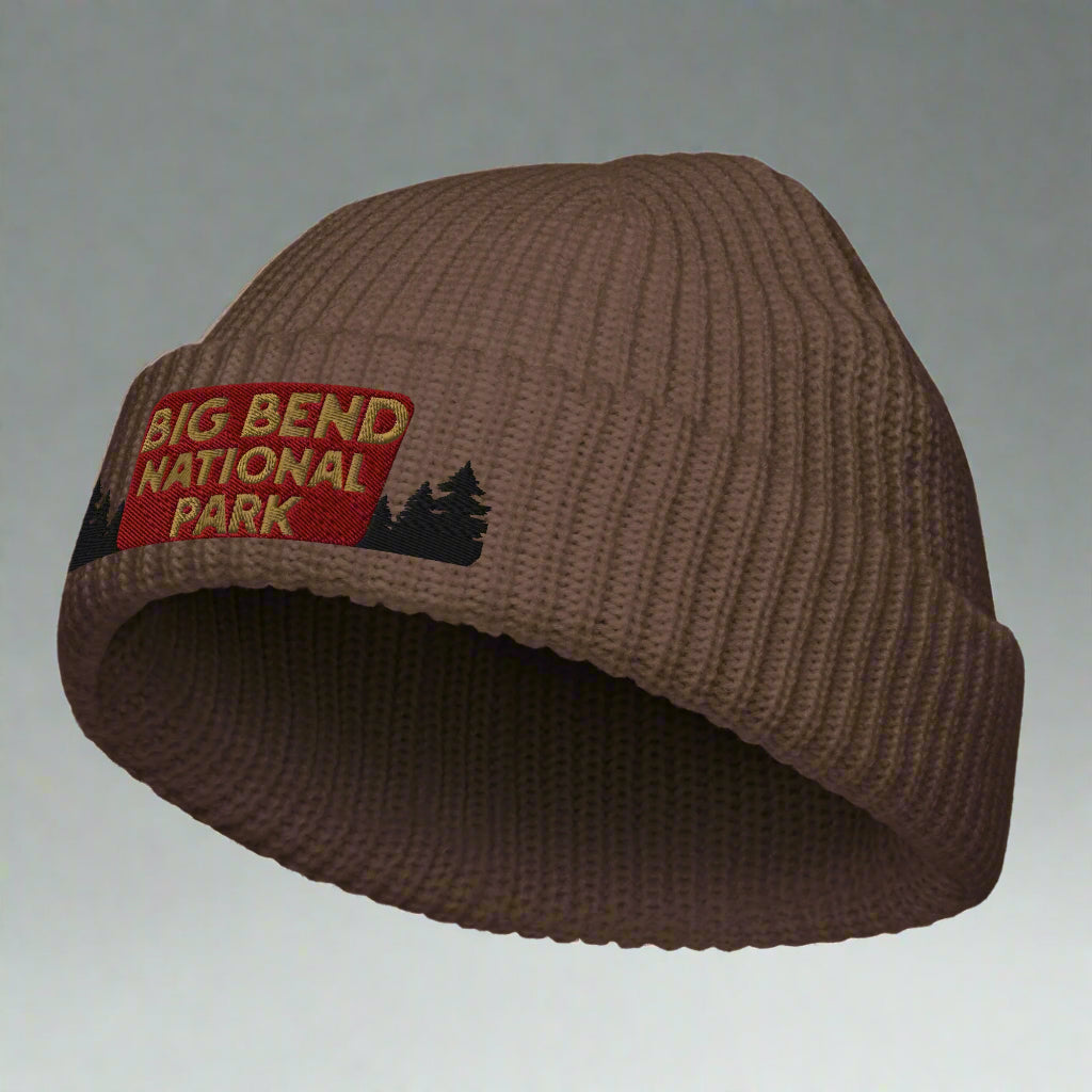 Big Bend National Park Sign Embroidered Beanie