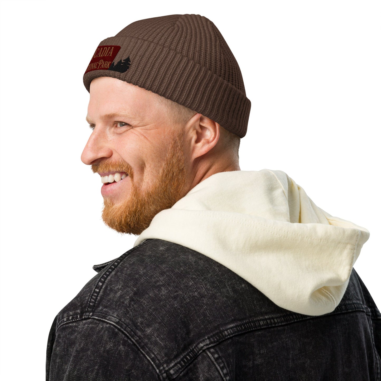 Acadia National Park Embroidered Beanie