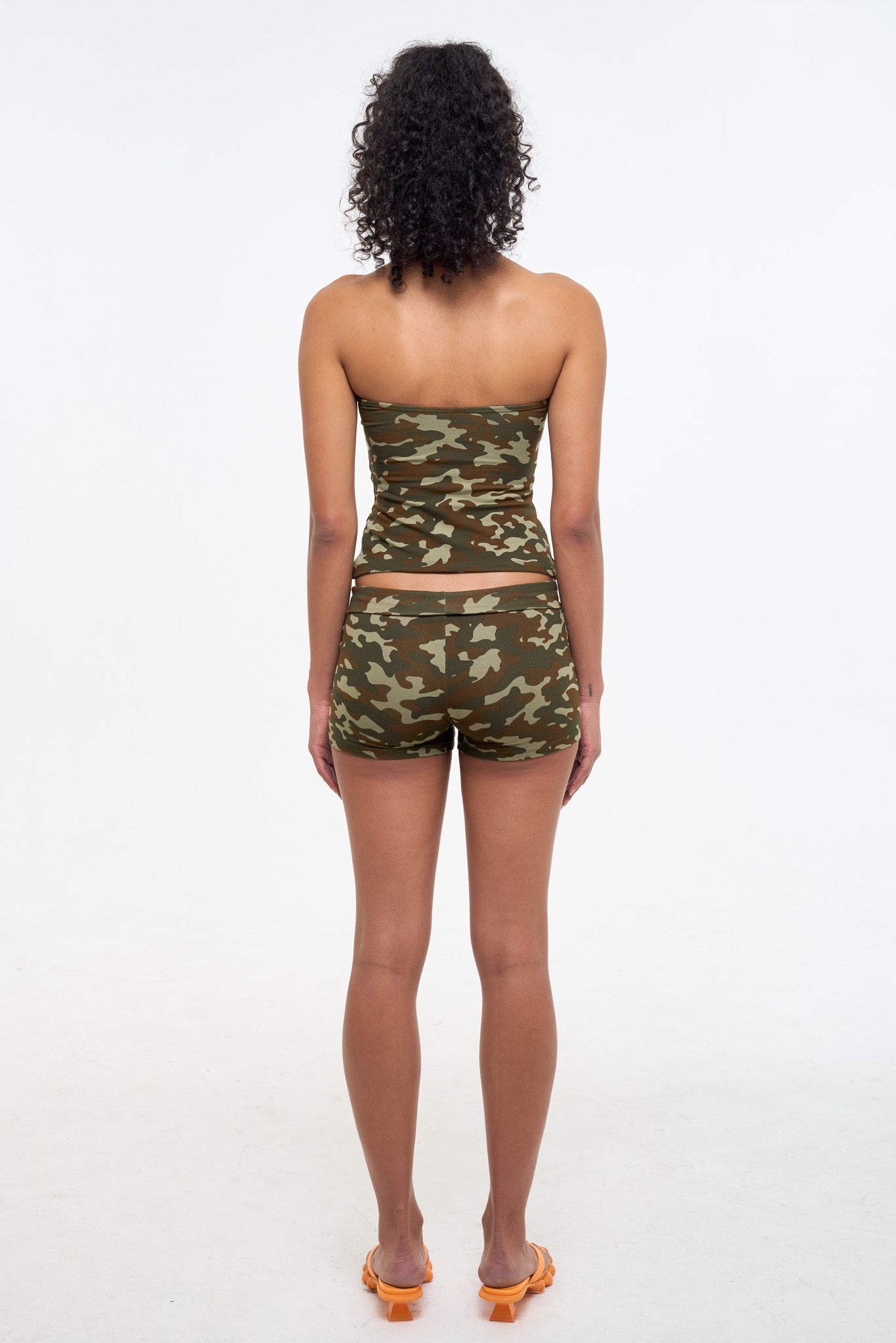 Camo Tube Top - Olive
